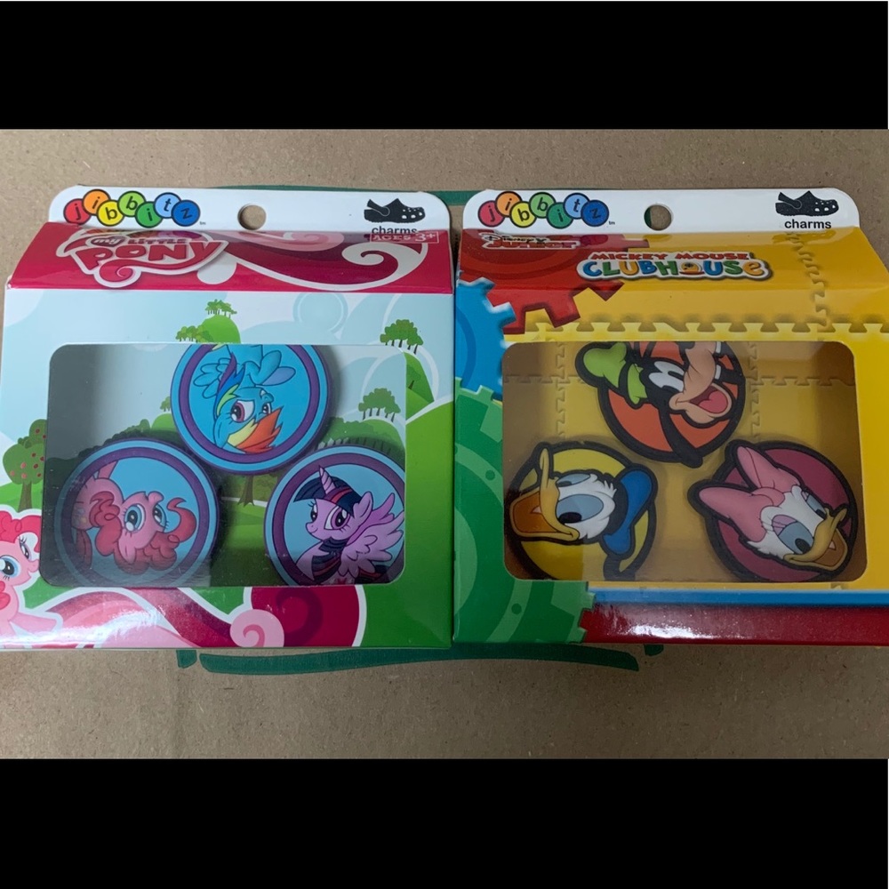 NWT Crocs Jibbitz - Mickey Mouse & My Little Pony